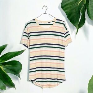 ✨ Madewell Whisper Cotton Crewneck Tee in Carlsbad Stripe